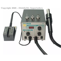 QUICK 706W+ ESTACION DE TRABAJO 2 EN 1 PISTOLA DE CALOR Y CAUTIN 480C