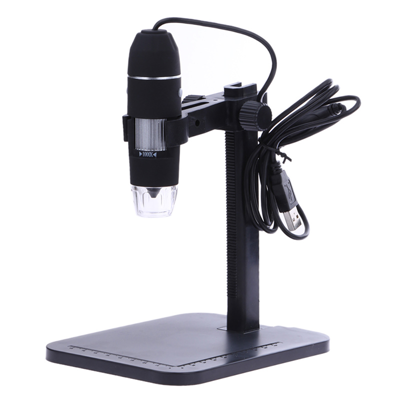 MICROSCOPIO DIGITAL USB ZOOM DIGITAL 1000X 8 LED 2MP