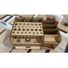 ORGANIZADOR HERRAMIENTA MADERA DESARMADORES