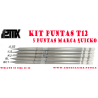 KIT PUNTAS CAUTIN T12 5 PIEZAS 1xJL02 1xILS 1xKU 1XBL 1XBC1