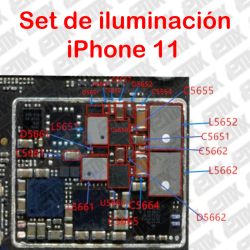 SET DE ILUMINACION IPHONE 11