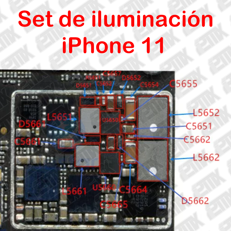 SET DE ILUMINACION IPHONE 11