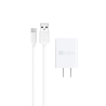 COMBO CARGADOR TIPO V8 2.0 AMP GAR064 BLANCO (CARGADOR Y CABLE 1 METRO)