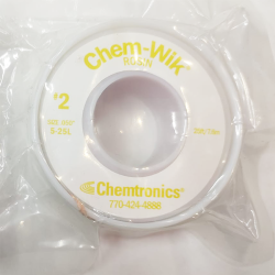 MALLA CHEMTRONICS CHEM-WIK ROSIN #2 50-5-25L 25ft/7.6 METROS