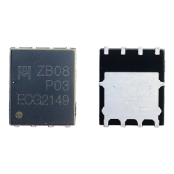 EMZB08P03H 30V 70A P-CHANNEL EDFN5X6 LOGIC LEVEL ENHANCEMENT MODE FIELD EFFECT MOSFET MARK ZB08