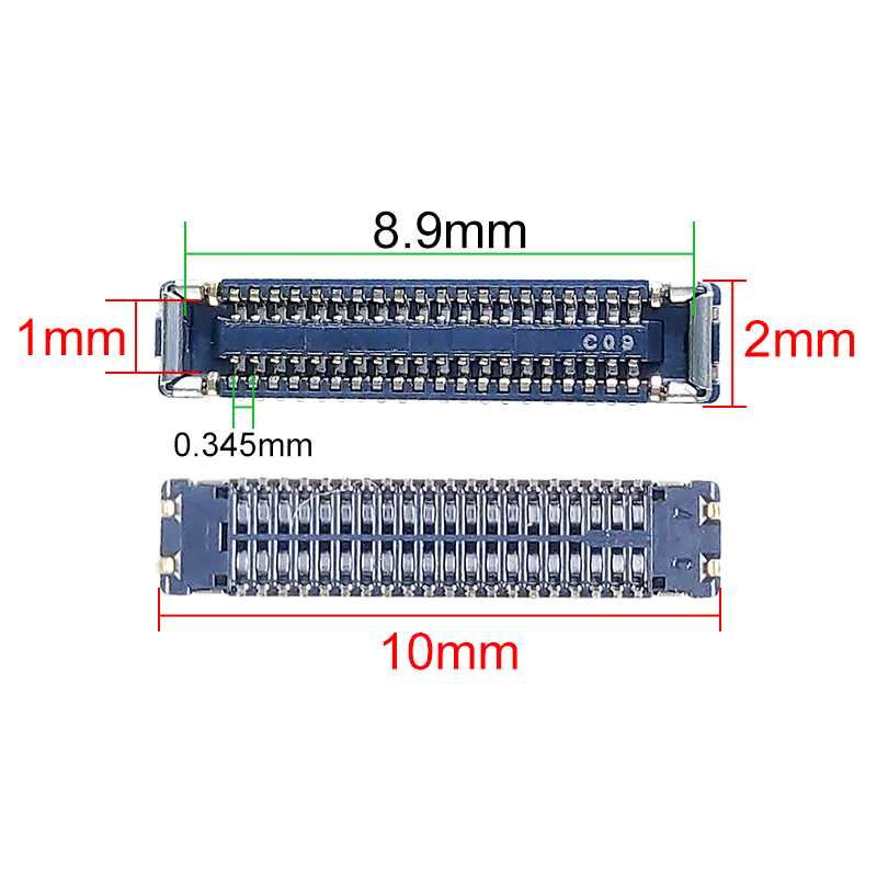 CONECTOR FPC HEMBRA MOLEX 5052704012 40 PINES 2MM X 9.45 MM PARA HUAWEI PSMART 2018 Y9 2018 P30 PRO