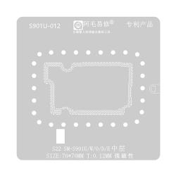AMAOE STENCIL PARA INTERPOSTER SAMSUNG S22 SM-S901U/W/0/D/E