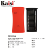 KAISI K-3022A KIT DESARMADORES 22-1 CON ESTUCHE