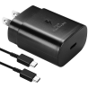 SAMSUNG SUPER FAST CHARGING NEGRO 25W TIPO C - TIPO C