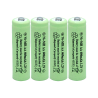 PACK 4 BATERIAS RECARGABLES AAA 1.2V 600MA NIMH