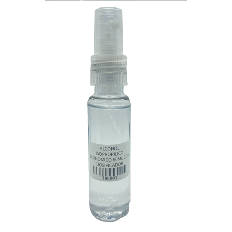 ALCOHOL ISOPROPILICO ECONOMICO 60ML CON DOSIFICADOR