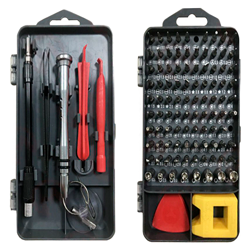 TELIJIA TE-8015 KIT DE HERRAMIENTA DESARMADORES Y ESPATULAS 110-1
