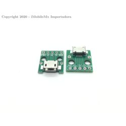 TABLETA MICRO USB A DIP BREAKOUT 2.54MM ARDUINO