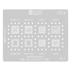 STENCIL AMAOE CPU RAM QUALCOMM QU5