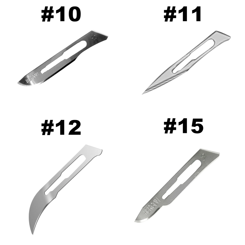 SET 12 NAVAJAS BISTURI #10 #11 #12 #15 (MIXTO)
