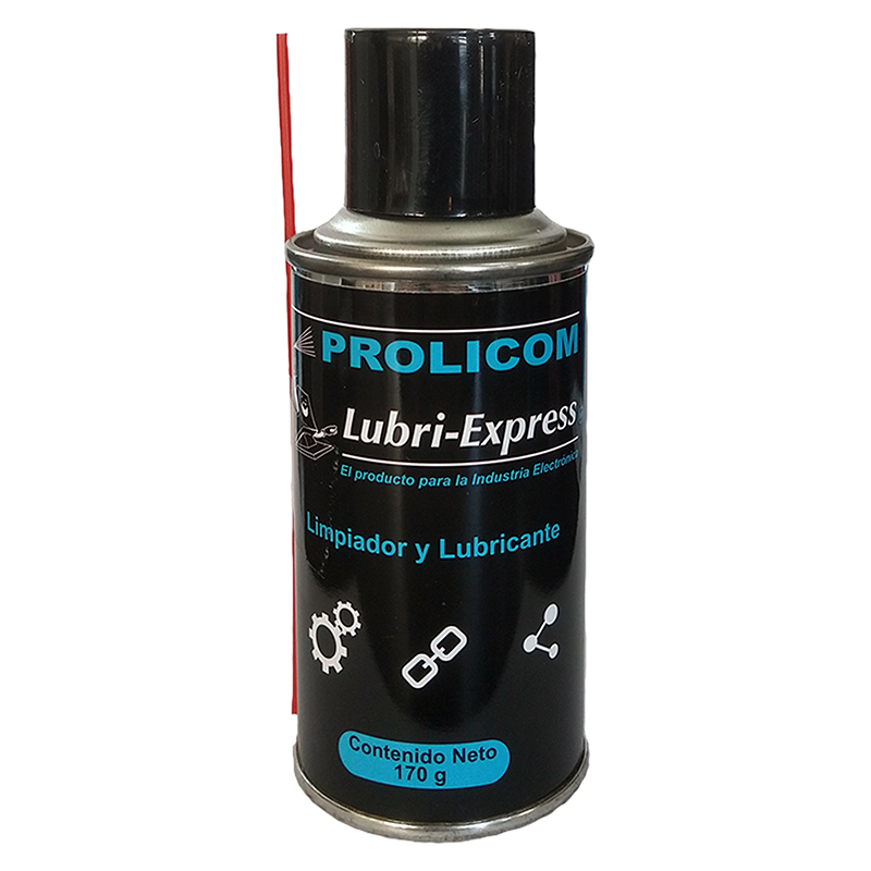 PROLICOM LUBRI-EXPRESS LIMPIADOR LUBRICANTE DIELECTRICO PARA CONTACTOS ELECTRICOS EN AEROSOL 170G