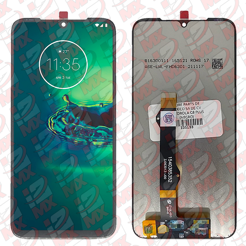 PANTALLA MOTOROLA G8 PLUS ORIGINAL (NEGRO)